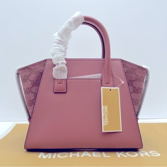 Michael Kors Small Avril Top Zip Satchel Crossbody Bag - Picture 3 of 8
